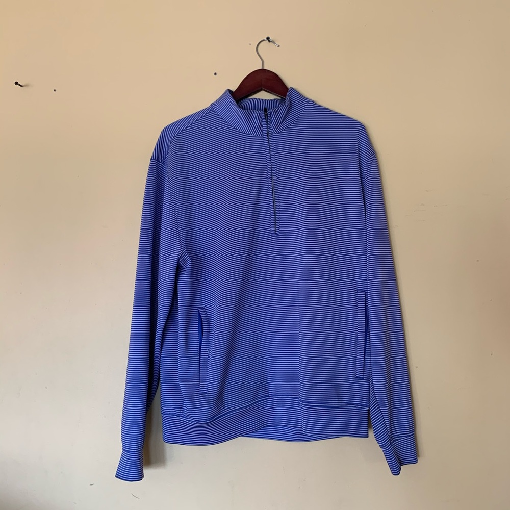 donald ross men’s striped pullover size large